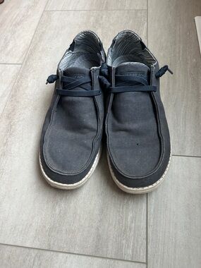 Skechers Men's Navy Canvas Loafers 👞